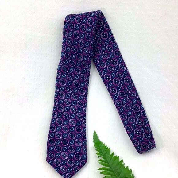 Beau Brummel Soho Hand Made 100% Silk Neck Tie - Picture 3 of 8